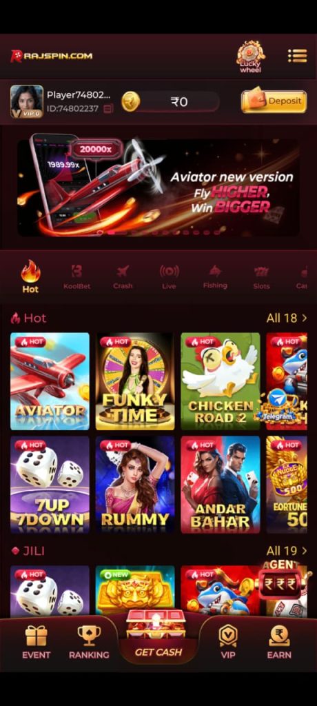 raj spin game